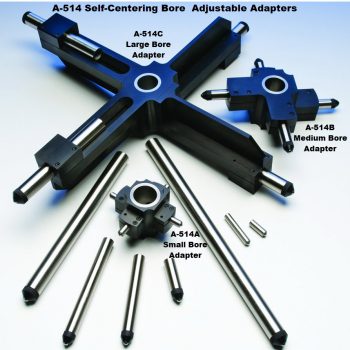 A-514A Small-Bore Target Adapter Hub + Legs for A-512/L-708 – 3.75-6.75 in. (96-172mm) bores