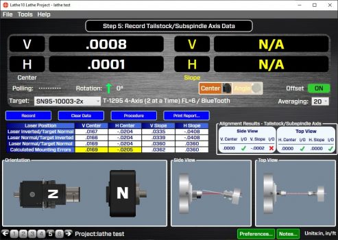 S-1408 Lathe10 Alignment Software for Lathes and Turning Centers